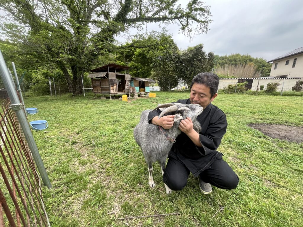 浄土真宗大谷派 顕正寺 境内②｜住職がヤギを飼育 豊田市岩倉 孫がお参りを楽しみにする唯一無二の境内