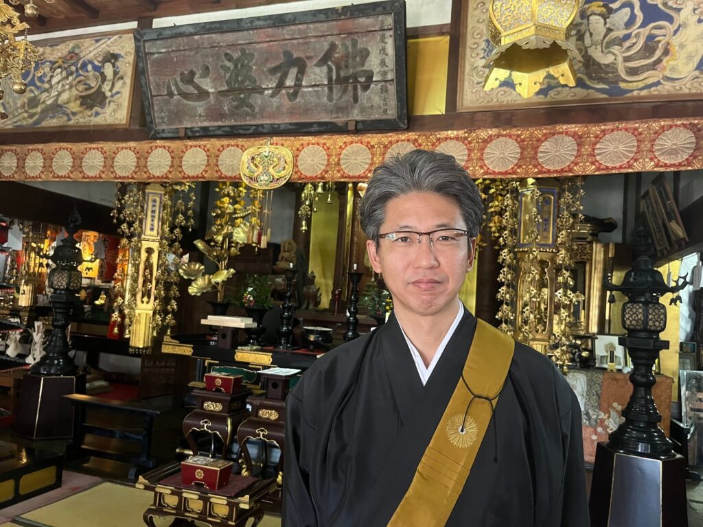 世尊寺 副住職 内藤隆之師｜岡崎東公園はなえみ墓園 運営責任者 岡崎市欠町天上田