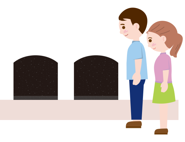 岡崎東はなえみ樹木葬のしくみ①｜完成建立済みのお墓からお好みの区画を選べる