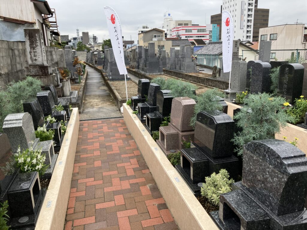 岡崎伝馬はなえみ墓園 実景｜墓じまい・改葬対応 矢田石材店一括サポート