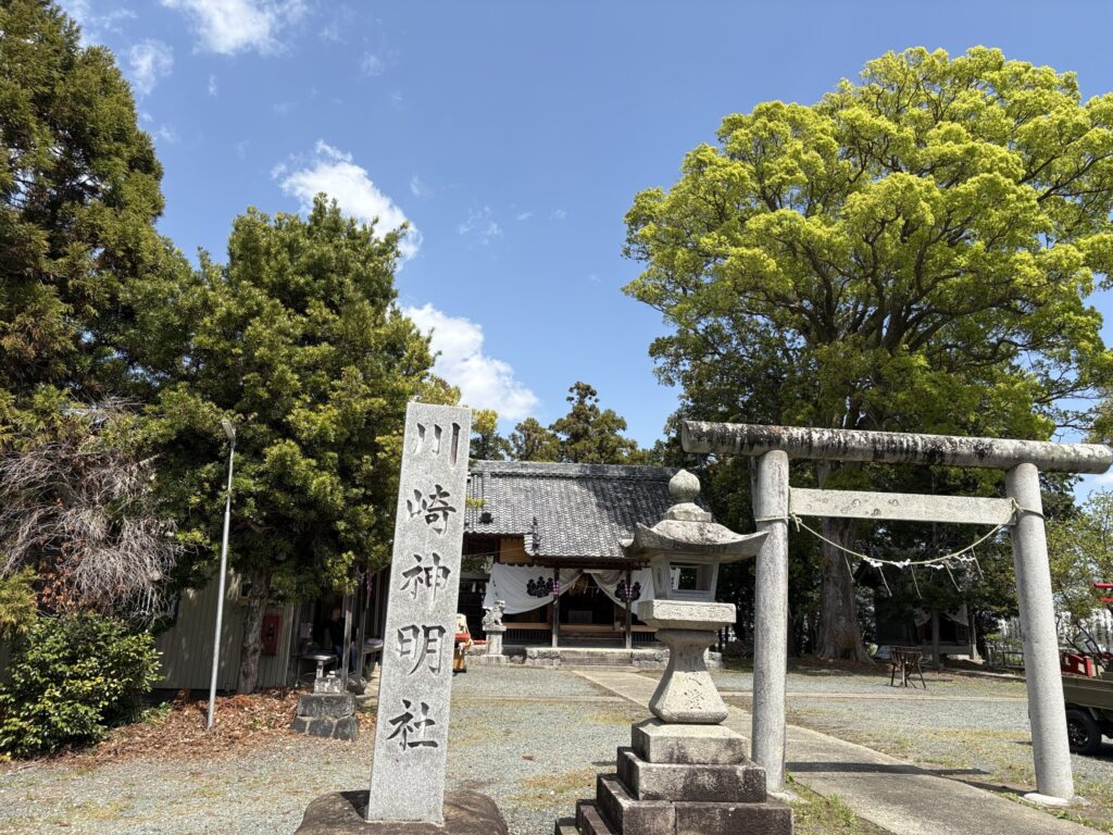豊橋川崎はなえみ墓園に隣接する川崎神明社